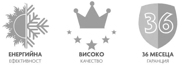 Икони за енергийна ефективност, високо качество и 36 месеца гаранция